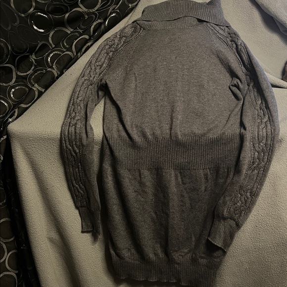 Le Chateau Charcoal Cowl Neck Sweater - Picture 3 of 3